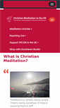 Mobile Screenshot of christianmeditation.org.uk