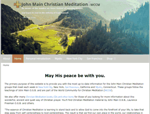 Tablet Screenshot of christianmeditation.us